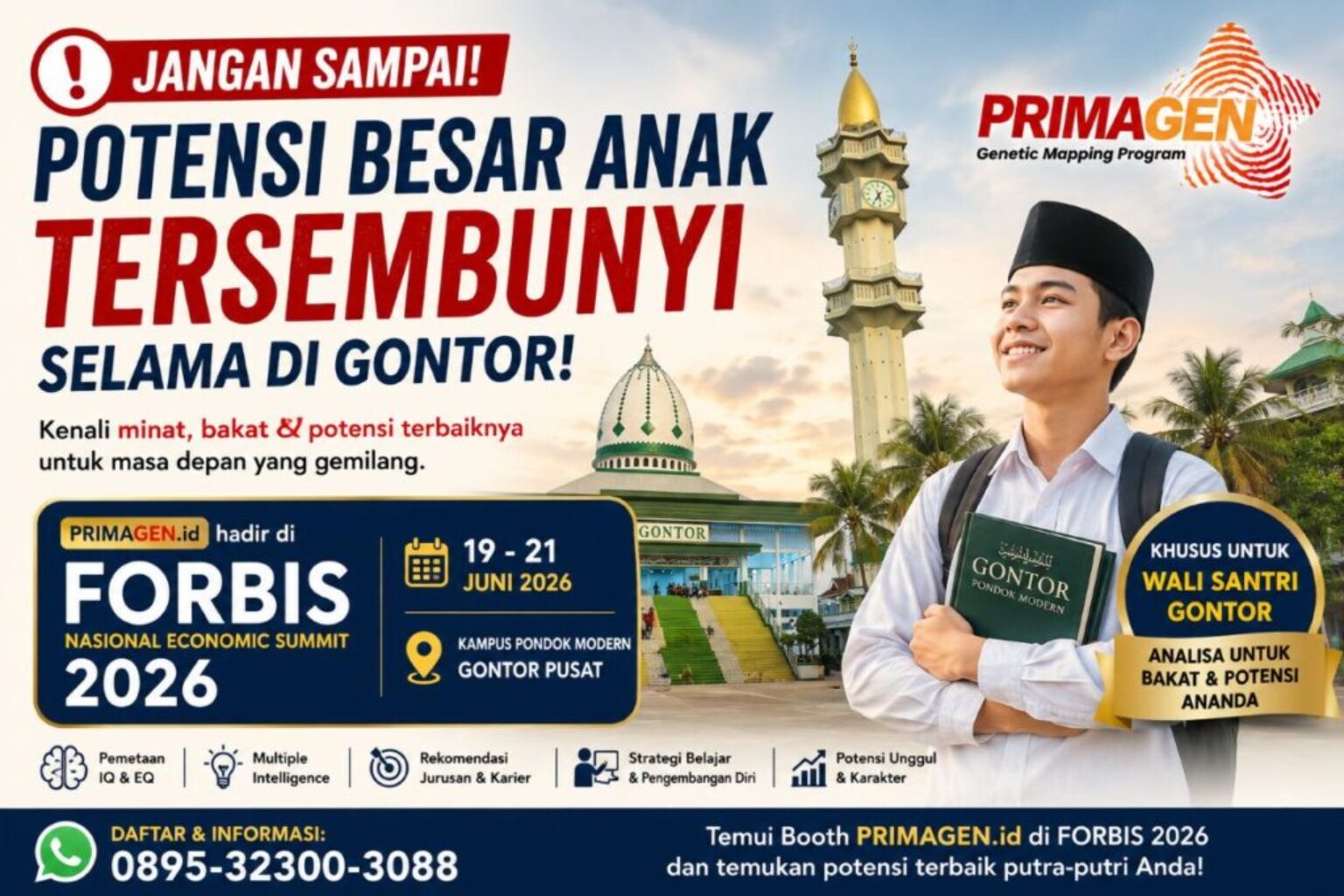 PRIMAGEN adakan pameran di Pondok Modern Gontor