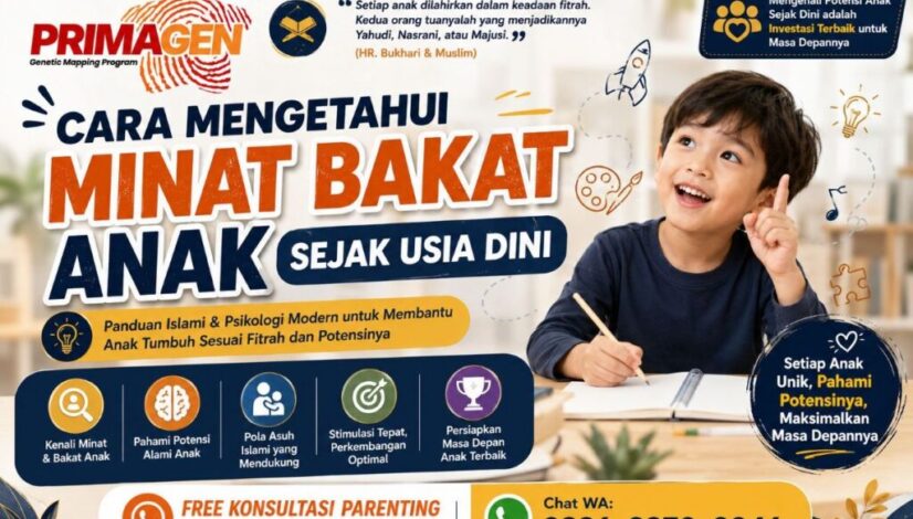 2 Cara Mengetahui Minat Bakat Potensi Anak
