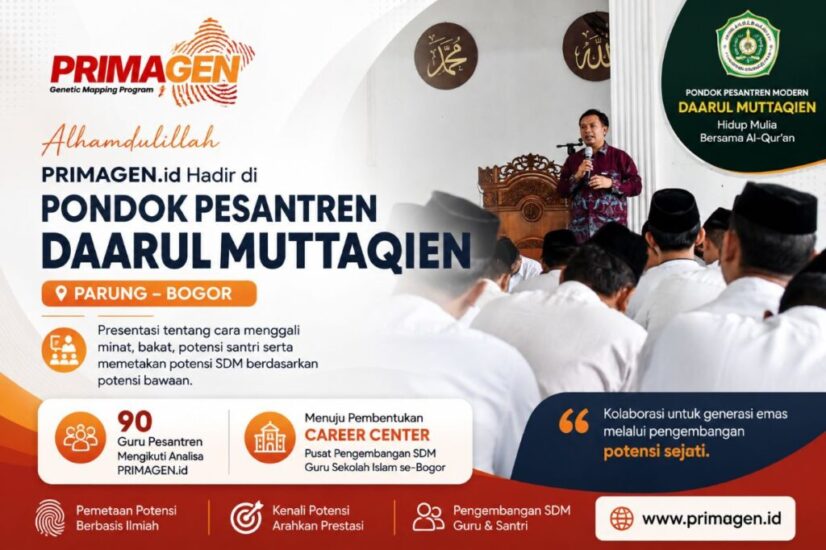 Tes minat bakat PRIMAGEN Hadir di Pondok Pesantren Daarul Muttaqien Parung Bogor 2